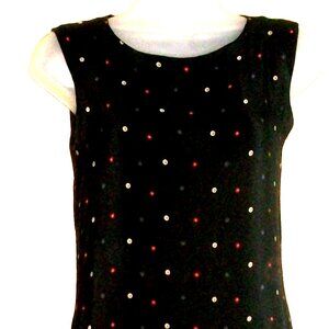 Arnold Scaasi Vintage '80's Sleeveless Silk Drop-Waist Balloon Skirt Dress